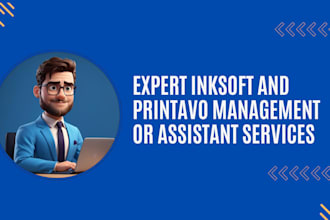 provide inksoft online webstore creation or management or assistant services