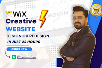 develop business wix website design, redesign wix website