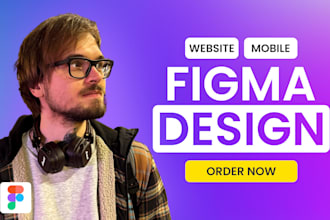 build an impactful figma website design, modern UI UX figma design