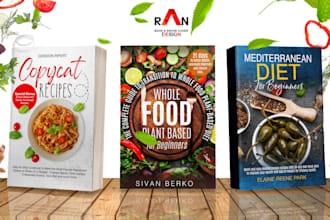 design cookbook and recipes book cover