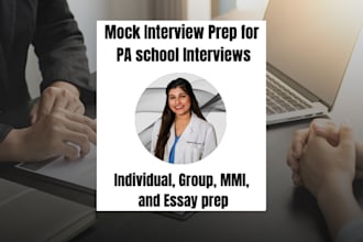 host mock interviews to prepare you for pa school interviews