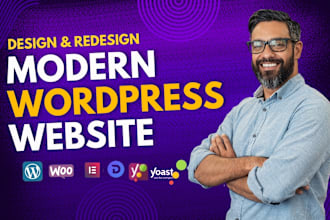 create wordpress website design or redesign and development divi elementor pro