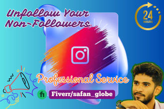 unfollow instagram, remove fake followers very fast