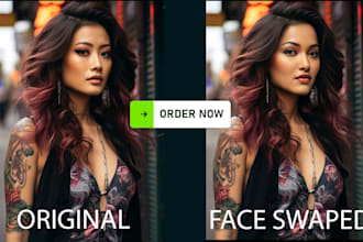 do face swap, photo manipulation, and photoshop work for you