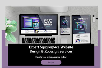 build squarespace online store, personal portfolio website expert designer
