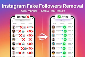 remove fake instagram followers and bots manually