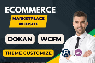 fix or customize multi vendor ecommerce marketplace website using dokan or wcfm