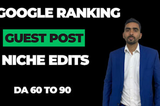 do guest post skyrocket ranking,niche edits and seo dofollow