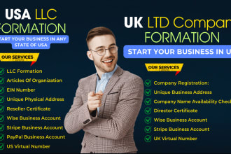 do UK ltd and USA llc registration and company formation services