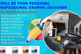 assist with graphic design related, logo, banner, flyer, brochure, vector, svg