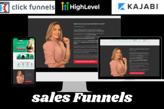 migrate clickfunnels, gohighlevel, kajabi website funnel automation expert