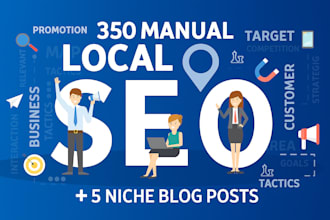 do 350 manual local SEO citations to boost gmb ranking
