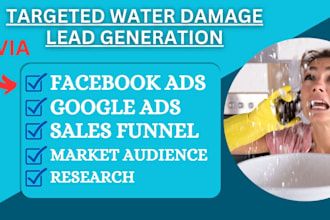 generate water damage fire mold damage restoration repair and mitigation leads