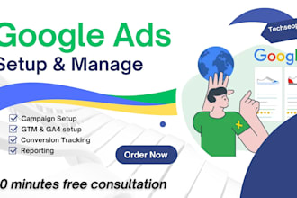 setup and manage google ads ppc campaign