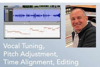 tune pitch align and edit your vocal to professional standard