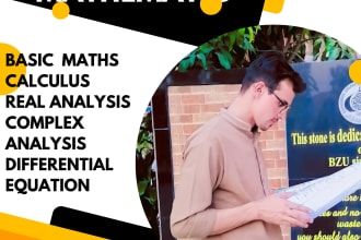 assist you in mathematics from basic to advance level