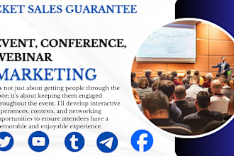 advertise your event, webinar,conference, eventbrite ticket to targeted audience