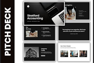 do powerpoint presentation and investor pitch deck design
