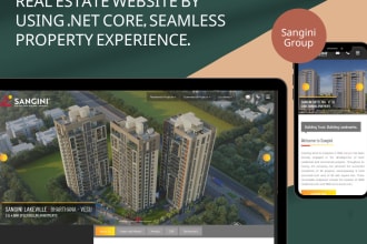 develop website using dot net core