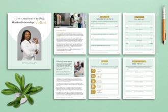 design branded workbook, fillable form in 24 hours