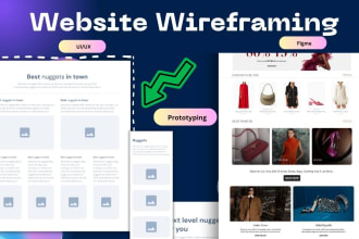 design website wireframes and prototypes in figma