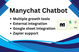 create a custom manychat chatbot for your business