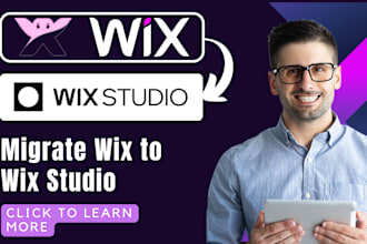 transfer wix to wix studio, migrate to wix studio, clone, redesign wix website