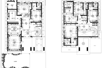 hvac, plumbing, electrical, mep design in autocad for permit