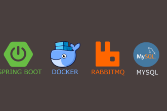 develop web app using java springboot mysql reids rabbitmq