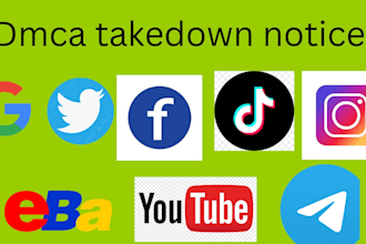 takedown harassing, defaming report to tiktok,reddit, instagram, fb,google by dm