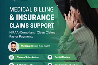 be your medical billing and insurance claims specialist
