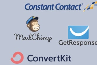 manage email marketing campaign on mailchimp constant contact template design
