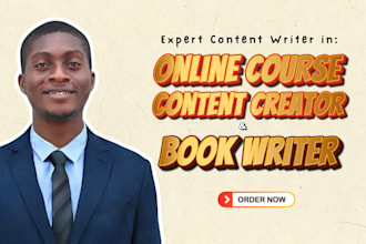 create online course content, training manual course creation ebook ghostwriting