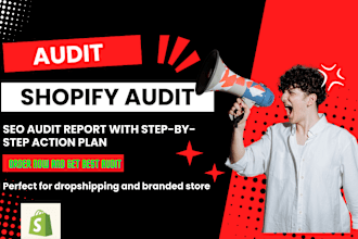 do shopify store audit website SEO conversion rate optimization website audit