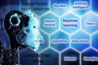 do ai, nlp, machine learning and ai software app projects in python and java