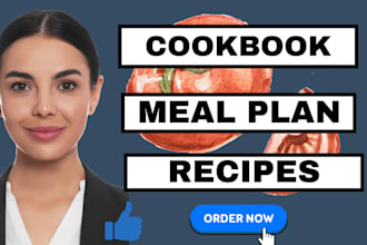 kdp cookbook ghostwriter recipe meal plan writing nutrition plan recipe writing