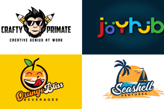 do modern business logo creation for your brand or company