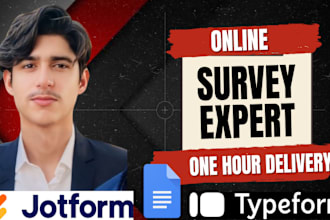 create and design mobile responsive jotform typeform online survey