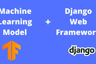 integrate ai model into flask, django web app using fast, rest api