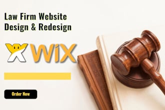 design law firm wix website, law firm website design on wix website builder