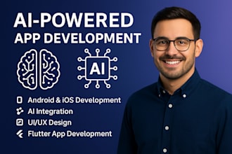 develop ai mobile app for android and ios app flutter app development