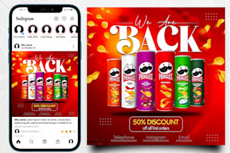create an engaging flyer for social media, facebook and instagram posts