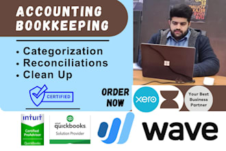 setup, catch up or reconcile your bank in quickbooks, xero, wave accounting