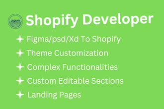 shopify bug fix, shopify theme developer, liquid expert, shopify coder