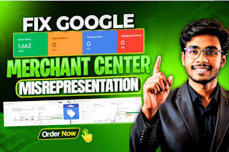 fix google merchant center misrepresentation suspension