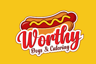 design restaurant, pizza, bbq, food logo, food truck design