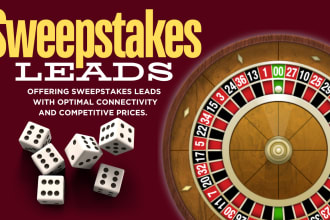 provide exclusive fresh quality sweepstakes leads