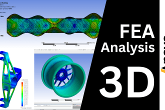 do fea, fem and cfd simulation and analysis using ansys and solidworks