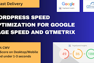 do wordpress speed optimization on google pagespeed and gtmetrix