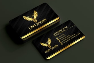 do unique luxury minimalist business card and logo design
